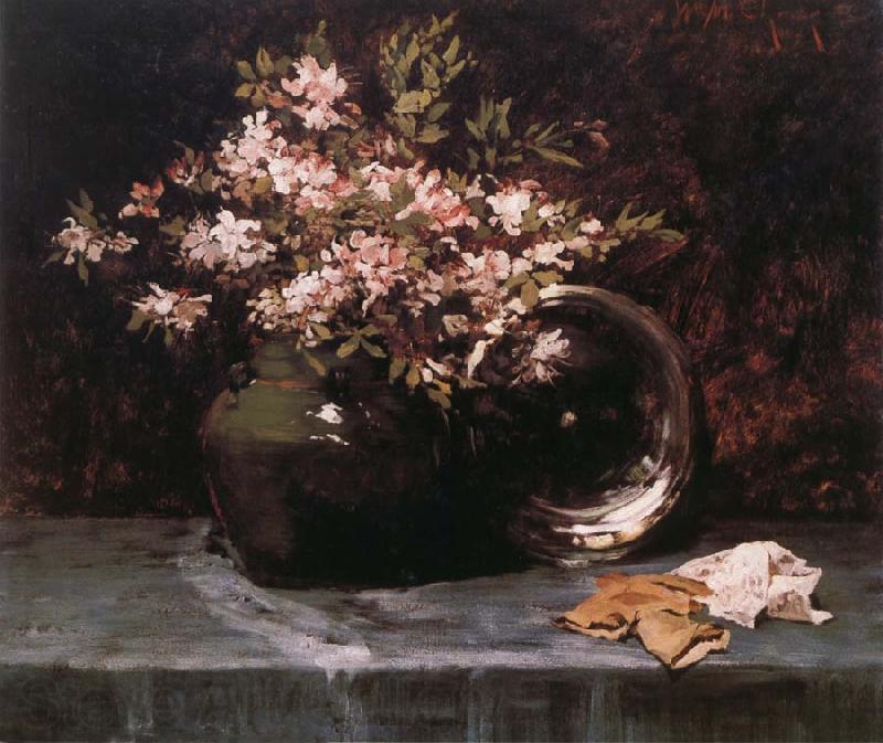 William Merritt Chase Rhododendron Germany oil painting art